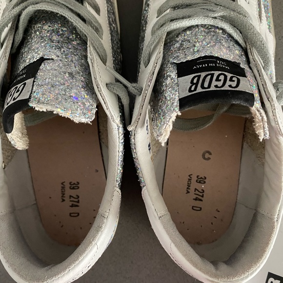 Sold: Golden Goose Superstar silver glitter - Picture 3 of 14